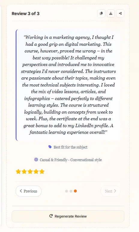 自然さと規約配慮を重視したGoogleレビュー生成ツールの機能紹介